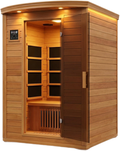 Infrared Sauna Built for Daily Recovery, Low EMF Carbon Panels, Canadian Hemlock, 110V Plug-in