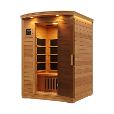 Infrared Sauna Built for Daily Recovery, Low EMF Carbon Panels, Canadian Hemlock, 110V Plug-in