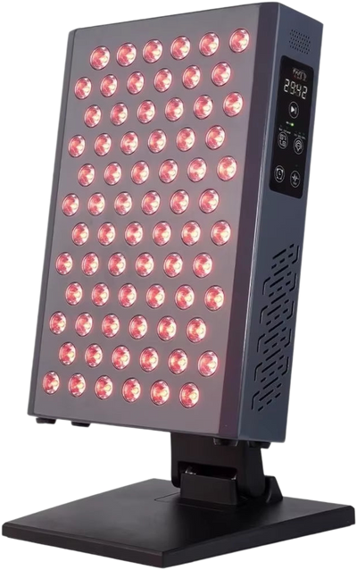 Red Light Therapy Panel, 72 Quad-Chip Flicker-Free LEDs, 4 Wavelengths, Expandable