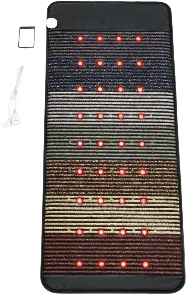 Infrared PEMF Therapy Mat Built to Accelerate Recovery, RED Light Therapy, Adjustable Heat, Portable Design