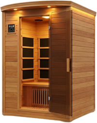Infrared Sauna Built for Daily Recovery, Low EMF Carbon Panels, Canadian Hemlock, 110V Plug-in