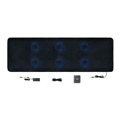 UTK H51L1 heated PEMF mat laid flat with controller and power adapter