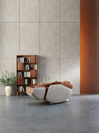 Ceragem Pause M10 reclined in a living room