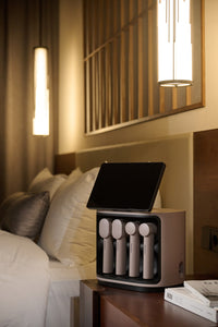 MediSpa Pro on a bedside table