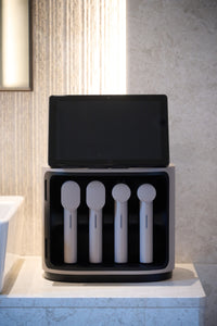 MediSpa Pro on a bathroom counter