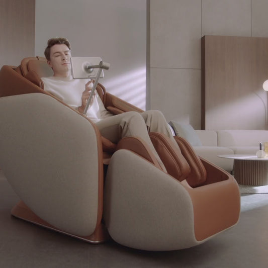 Ceragem Pause M10 massage chair in a bright living room