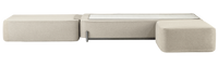 Ceragem Master S4 in beige, unfolded to a lounger