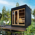 SaunaLife Model G7 Outdoor Barrel Sauna