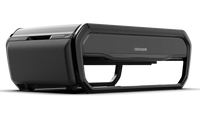 Ceragem Master V6 folded closed as a bench, black