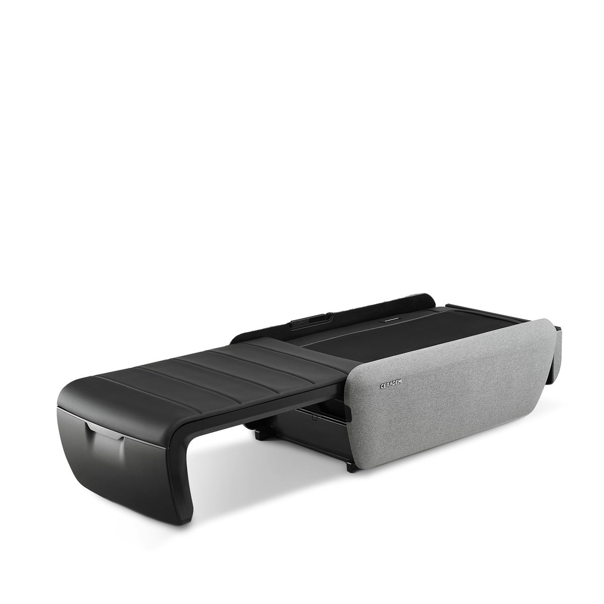 Ceragem Master V9 thermal massage bed in black, flat
