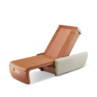 Ceragem Master V9 in brown, reclined
